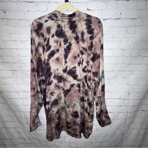 Mind Set by‎ XCVI tie dye boho tunic shirt size M - Picture 6 of 8